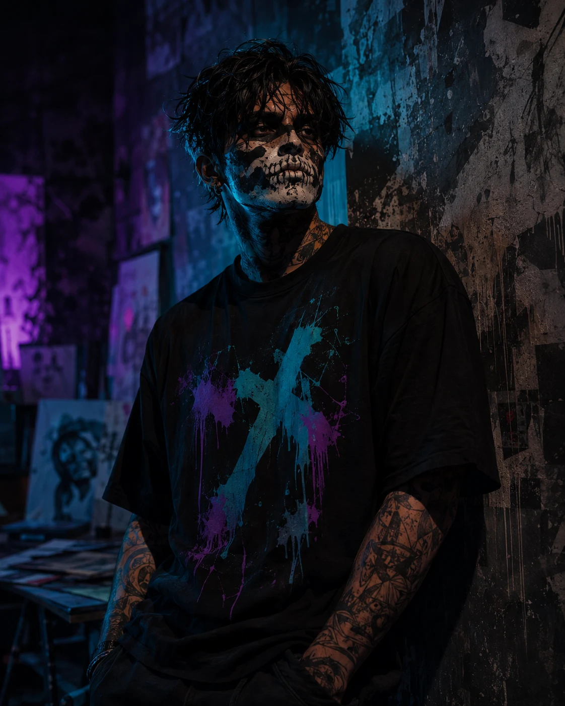 Scotty in his studio